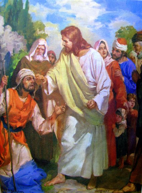 Triquetra Jesus Heals The Blind Bartimaeus