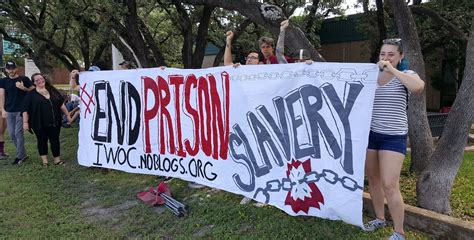 Texas Activists Protest Modern Day Slavery In Prisons