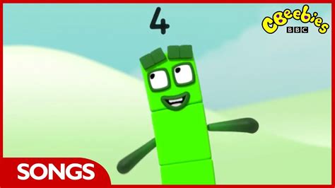 Cbeebies Numberblocks Number Four Song Youtube