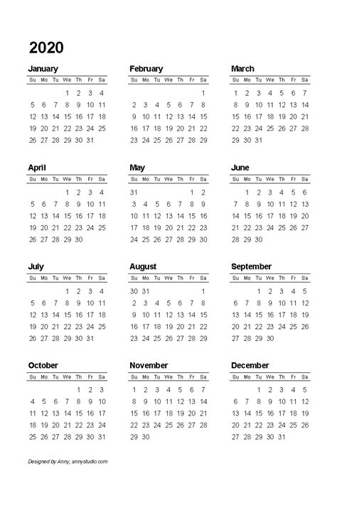 Pick 2020 Calendar Template Half Page Calendar Printables Free Blank