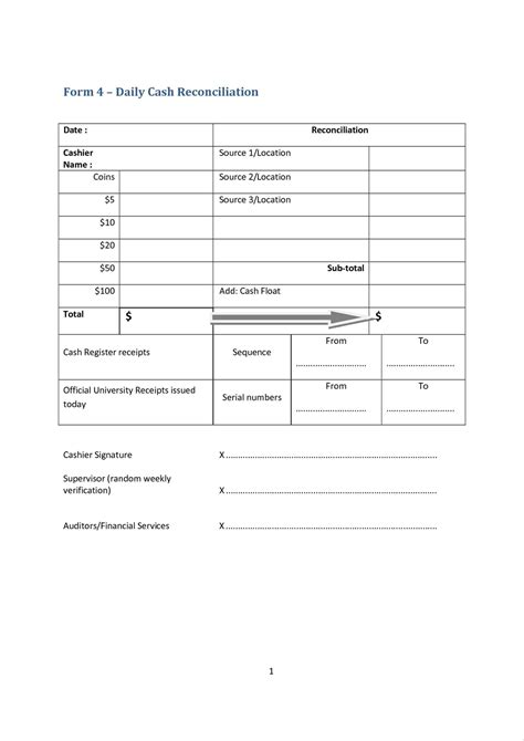 Daily cash reconciliation template sheet register balance excel by handstand.me with the help of this worksheet the user can easily keep track of total cash. Daily Cash Sheet Template - Sample Templates - Sample ...