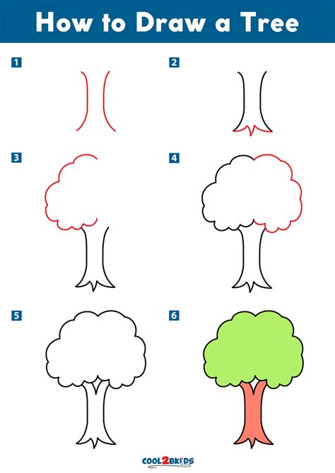 How To Draw A Tree Easy