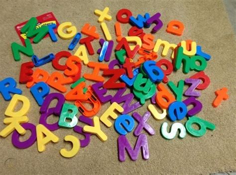 Lot 80 Learning Resources Jumbo Lowercase And Uppercase Magnetic
