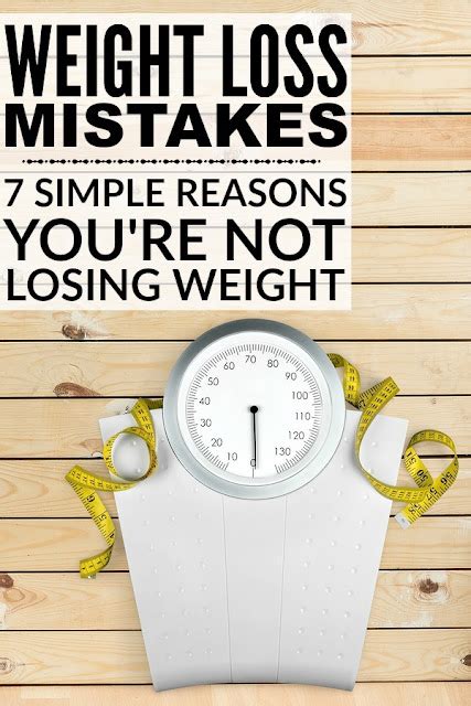 Strong Healthy Woman Weight Loss Mistakes 7 Reasons Youre Not Losing