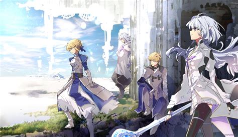 artoria pendragon saber merlin merlin arthur pendragon and 1 more fate and 4 more drawn