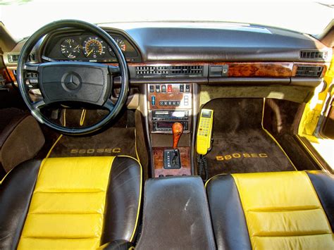 Mercedes Benz C126 560sec Yellow Benztuning