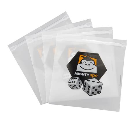 Mighty Ape Board Game Component Bags 10 Pack Small Board Game At
