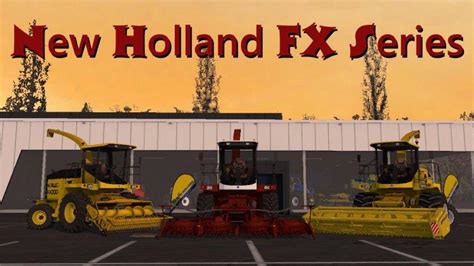 New Holland Fx Series V10 Fs 17 Combines Farming