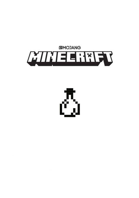 Minecraft Logo Stencil