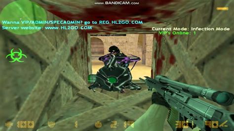 Counter Strike 1 6 Zombie Plague Defeating A Zombie With 20000 Health Youtube