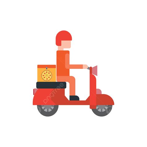 Pizza Delivery Pizza Deliver Pizza Delivery Boy Png And Vector With