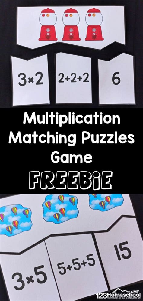 Hands On Multiplication Puzzles Activity Free Printable