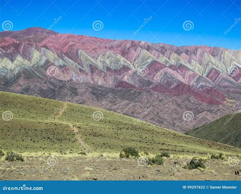 Serrania De Hornocal The Fourteen Colors Hill At Quebrada De Humahuaca