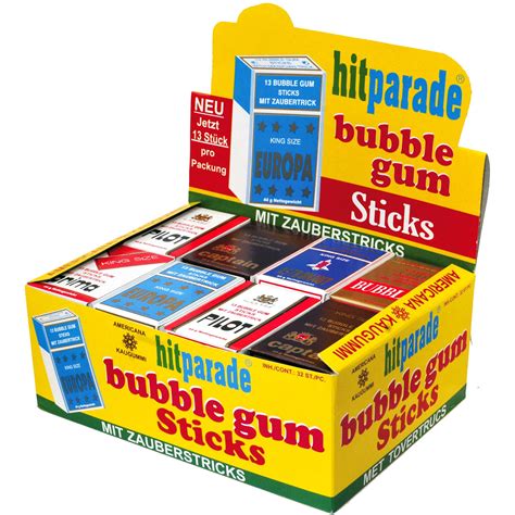 Hitparade Bubble Gum Sticks 32x13er Online Kaufen Im World Of Sweets Shop