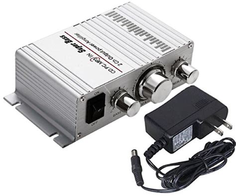 Stereo Mini Amplifier System Volumetremblebass Controller