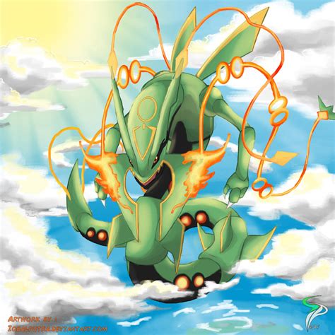 Mega Rayquaza By Iqbalputra On Deviantart