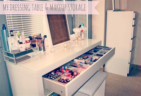 My Makeup Storage Ikea Malm Dressing Table Couture Girl