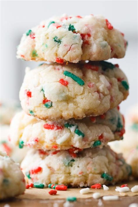 Time to break out the stand mixer, because it's cookie baking season (one of our favorite times of the year, tbh). Christmas Gooey Butter Cookies | Recipe | Gooey butter cookies, Lemon cookies, Butter cookies recipe