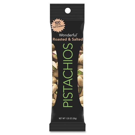 Wonderful Pistachios & Almonds Wonderful Roasted & Salted Pistachios - Cholesterol-free ...