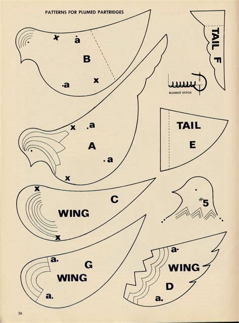 Free Printable Felt Bird Patterns Printable Templates