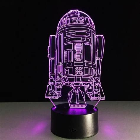 R2d2 Optical Lamp Light Up Your Room With One Of The Best Star Wars Night Light Star Wars