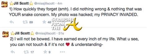 Jill Scott Naked Selfie Tweets Straight From The A Sfta Atlanta