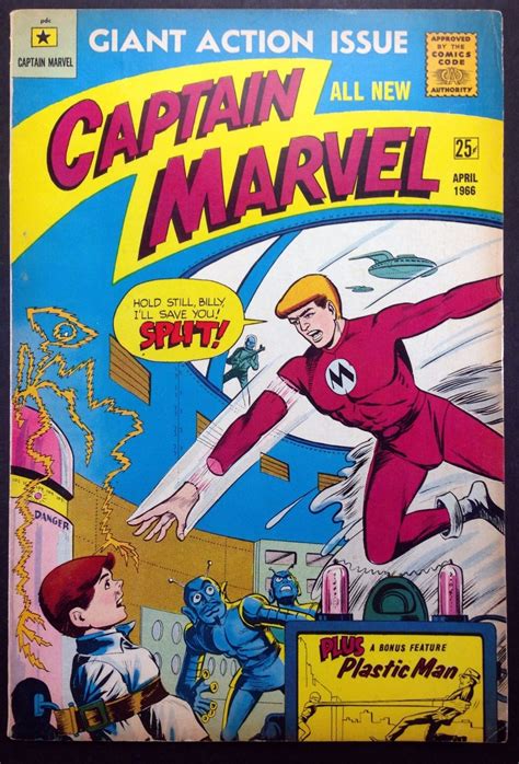 Captain Marvel 1966 1 By Carl Burgos Original Human Torch Mf