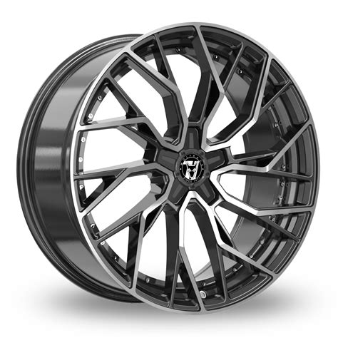 Wolfrace Voodoo Black Edition Gloss Black Polished 18 Alloy Wheels
