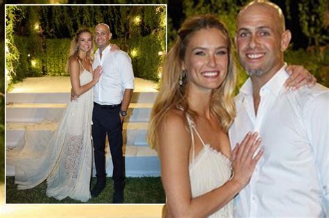 bar refaeli shares first wedding photo revealing elegant cream gown as she marries businessman