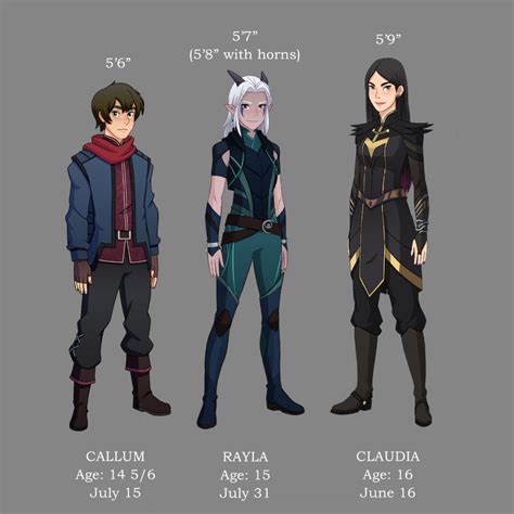 Character Lineup The Dragon Prince