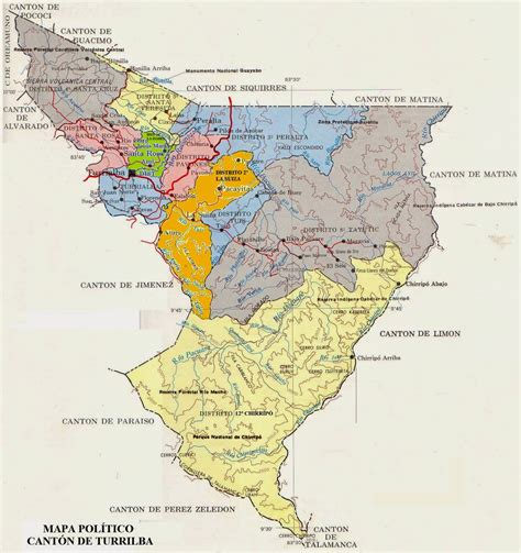 Mapa Cantones De Cartago Costa Rica Descargar Video