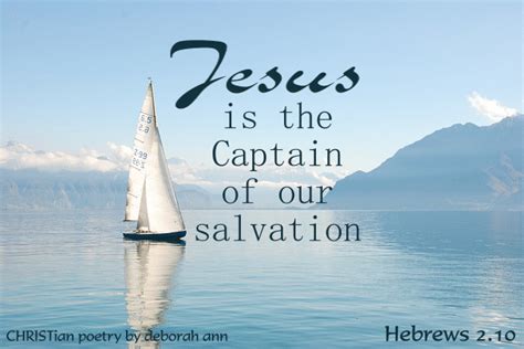 The Captain Of Our Salvation Christian Poems Gods Strength Salvation