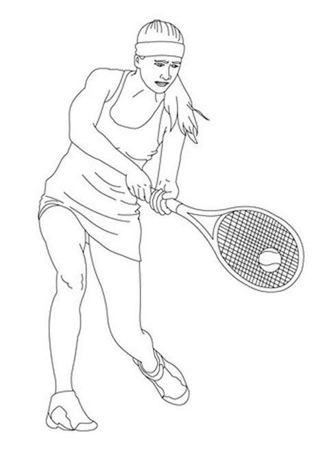 Serena Williams Coloring Pages