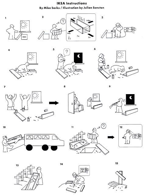 Ikea Instructions Cartoon Silly Bunt Funny