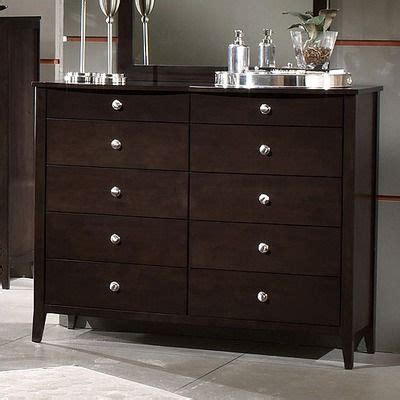 Shop at ebay.com and enjoy fast & free shipping on many items! Espresso Tall Dresser with Nickel Accents | Bedroom ...