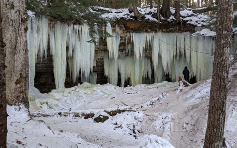 Winter Hiking To Eben Ice Caves Superior Stay Hotel