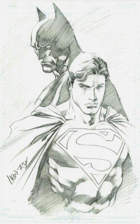 Batmansuperman Superman Drawing Comic Art Sketches