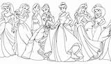 Coloring Disney Princess Pages Princesses Adults Together Princes Pretty Ariel Getdrawings Printable Color Getcolorings Print Colorings Whitesbelfast sketch template