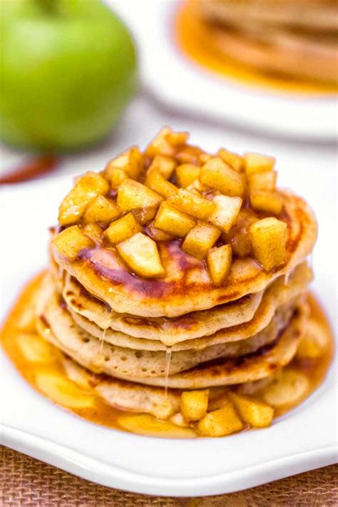 Apple Cinnamon Pancakes Homemade Hooplah