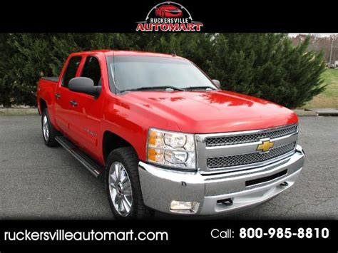 Used 2013 Chevrolet Silverado 1500 Lt Crew Cab 4wd For Sale In