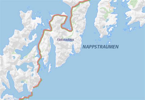 Michelin Nusfjord Map Viamichelin