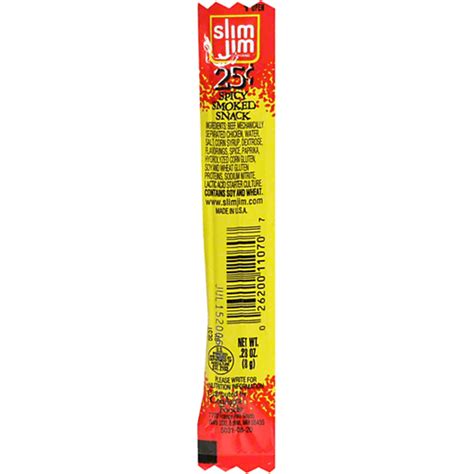 Slim Jim Spicy Smoked Snack Shop Edwards Food Giant