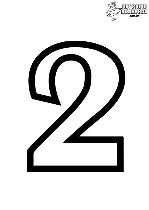 Numero Dois Para Imprimir