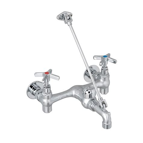 Unscrew the hoses from the stops with adjustable pliers. Mop Service Basin Faucet in Polished Chrome-830AA000 - The ...