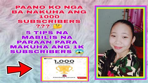 Paano Magkaroon Ng 1000 Subscribers Tips And Tricks 🤔 Youtube