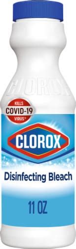 Clorox Concentrated Formula Regular Disinfecting Bleach 11 Fl Oz