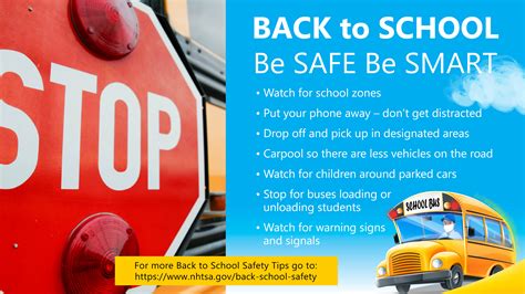 School Is Back Safety Tips Goodfellow Air Force Base Article Display