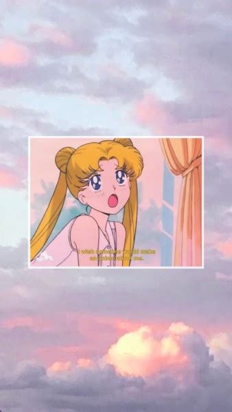 Sailor Moon Retro Aesthetic Anime Background Meditacaonavidareal