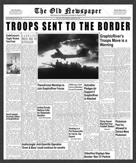 News report template kaleidoscop info. Sample Newspaper Front Page - 5+ Documents In Word, Pdf ...