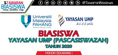 Program penajaan pengajian tertiari ini ialah program yang ditawarkan oleh mara dan ianya terbuka kepada pelajar yang sedang mengikuti pengajian. Tawaran Biasiswa Yayasan UMP (Pascasiswazah) 2020 ...